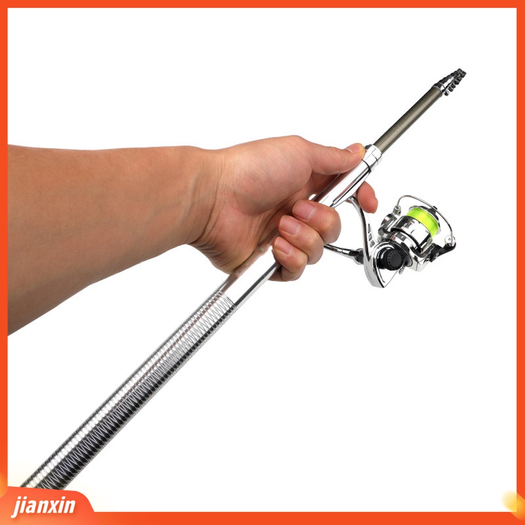 (In Stock) Tiang Pancing 1.4m Mini Portable Serbaguna Aluminium Alloy Dengan Spinning Reel Untuk Outdoor