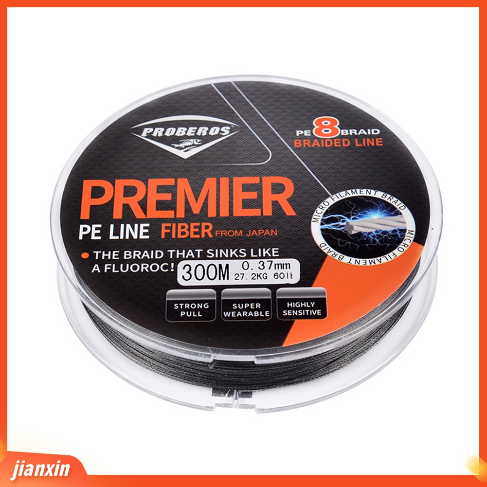 (In Stock) 300M 10-60LB PE Menenun 8helai Tali Pancing Outdoor Kepang Super Kuat