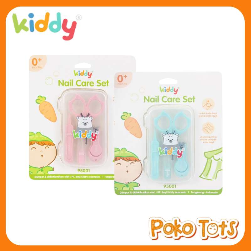 Kiddy Nail Care Set Manicure Set Perlengkapan Gunting Kuku Bayi WHS