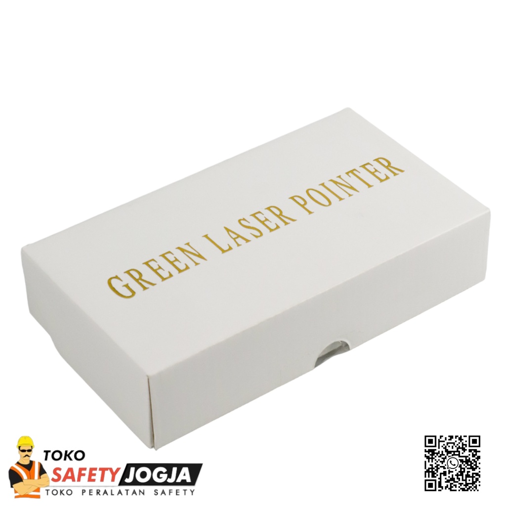 TaffLED  Beam Laser Pointer 1MW 532NM Baterai+Charger Hijau