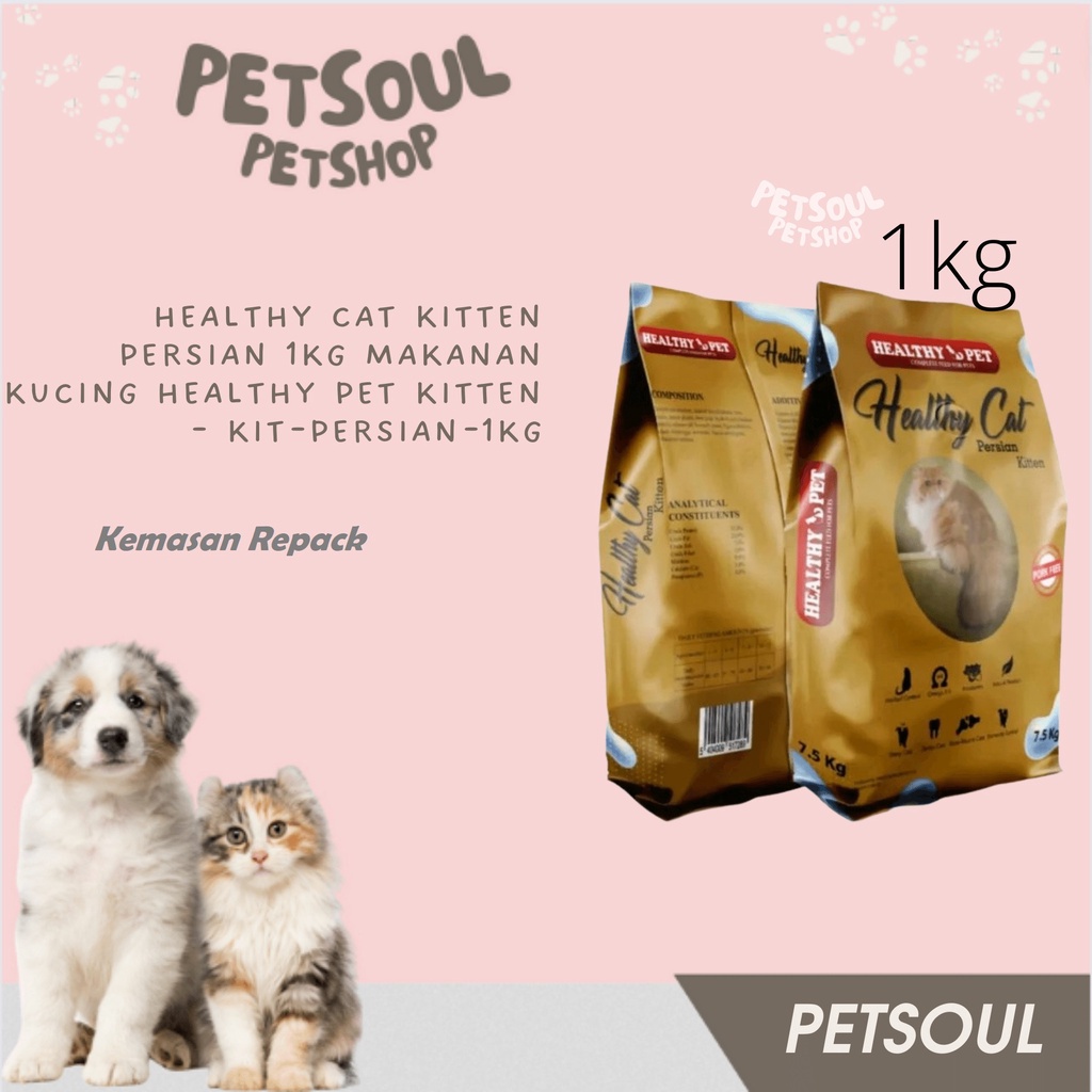 Healthy Cat Kitten Persian 1kg Makanan Kucing Healthy Pet Kitten