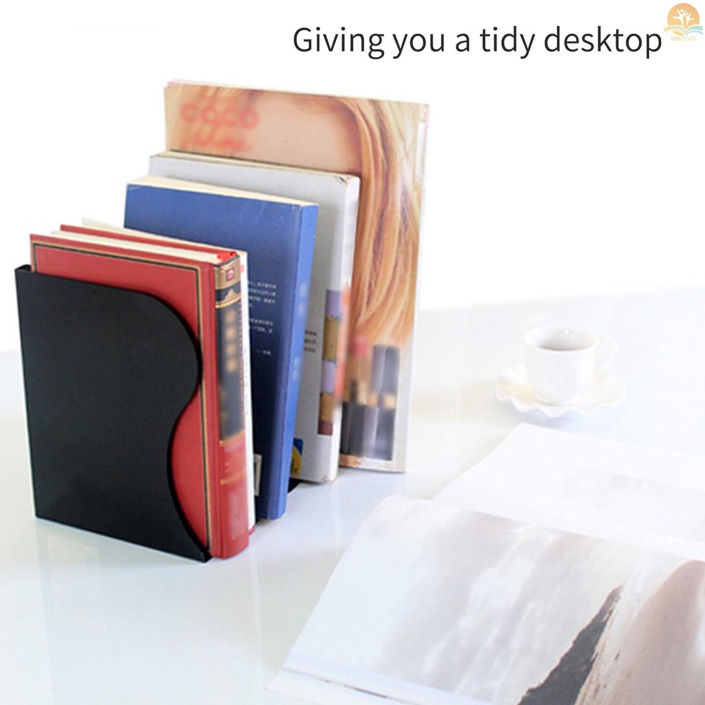 In Stock Telescopic Book Stand Retractable Bookends Metal Ujung Buku Pengikat Hias Holder Organizer Adjustable 10.5cm /4.1 ''Sampai 43cm /16.9'' Lebar Rak Buku Desktop Untuk Sekolah