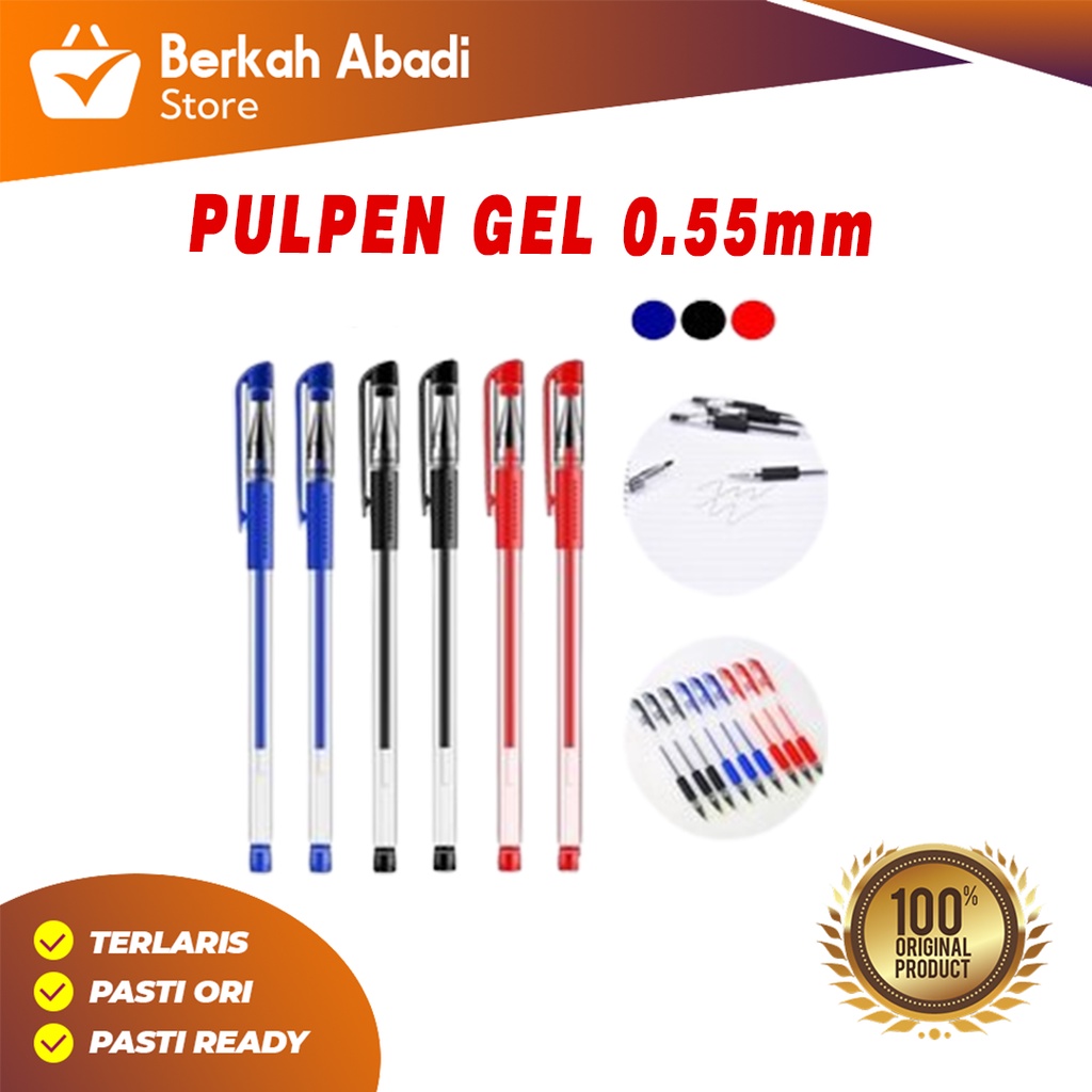 

[ BA ] PENA GEL MIMI 0.5mm Standard PULPEN GEL MINI Sekolah Kerja Anak Alat Tulis