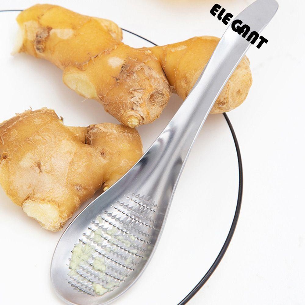 【 ELEGANT 】 Penggiling Bawang Putih Kreatif Pemotong Dapur Stainless Steel Lemon Zester