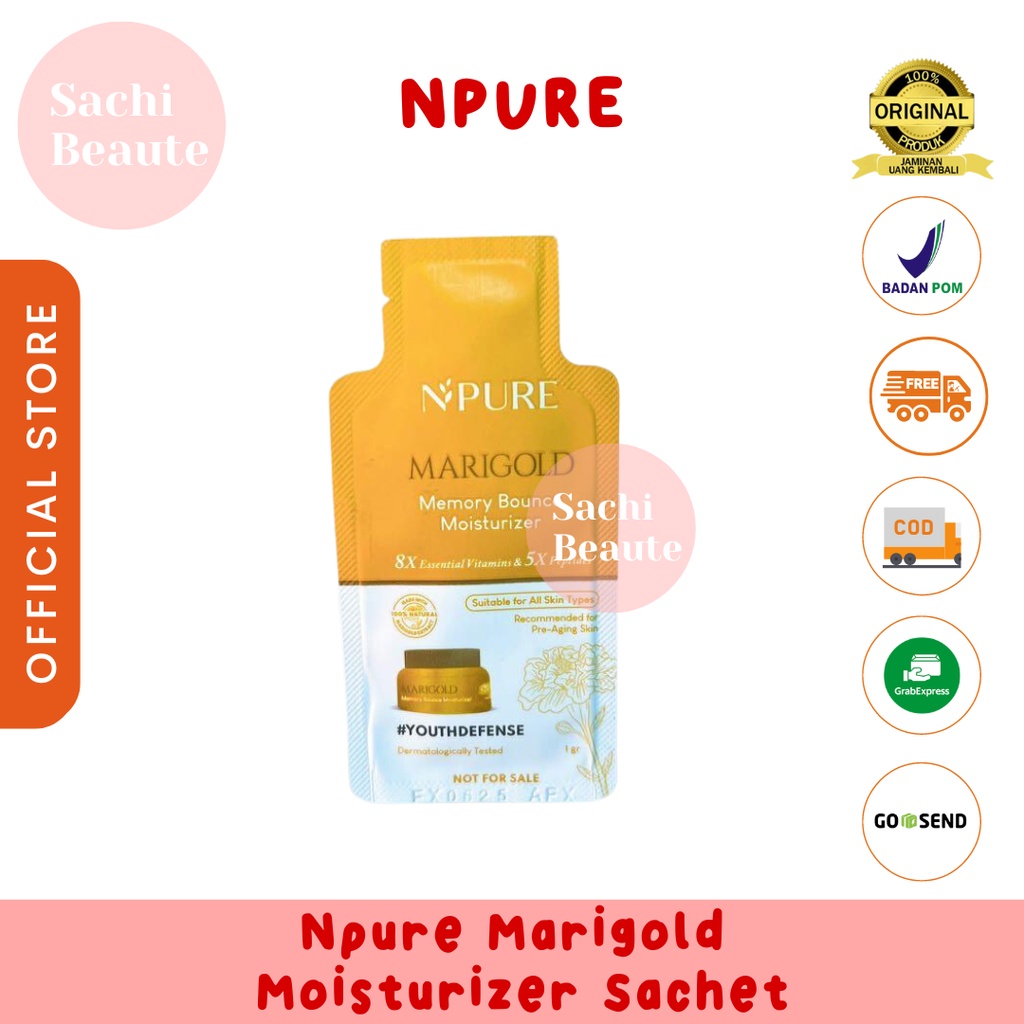 NPURE Moisturizer Marigold Sachet