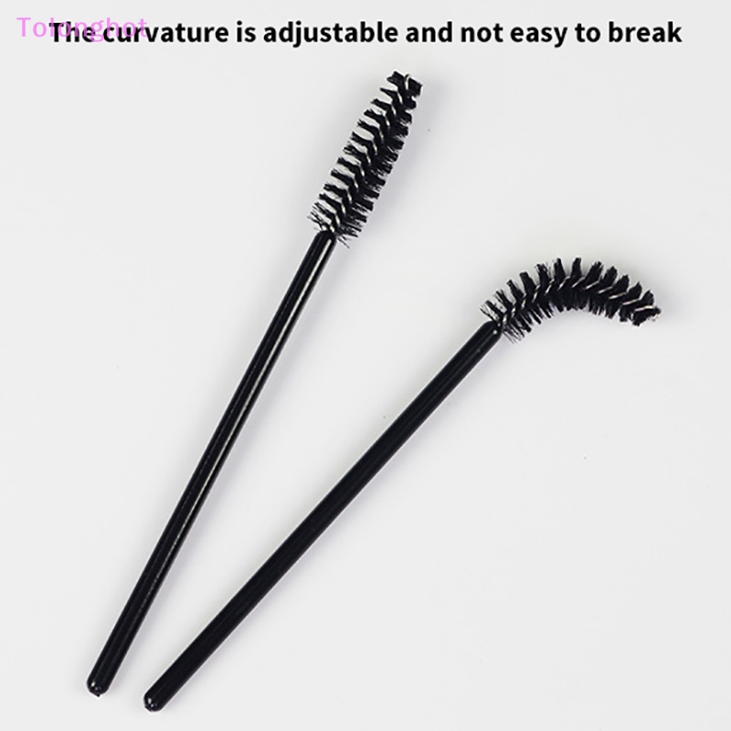 Tolonghot&gt; Eyelash Brush Extension Multi Warna Bulu Mata Mini Make Up Brushes Alis Maskara Tongkat Aplikator Fleksibel Bisa Bengkok Dengan Baik