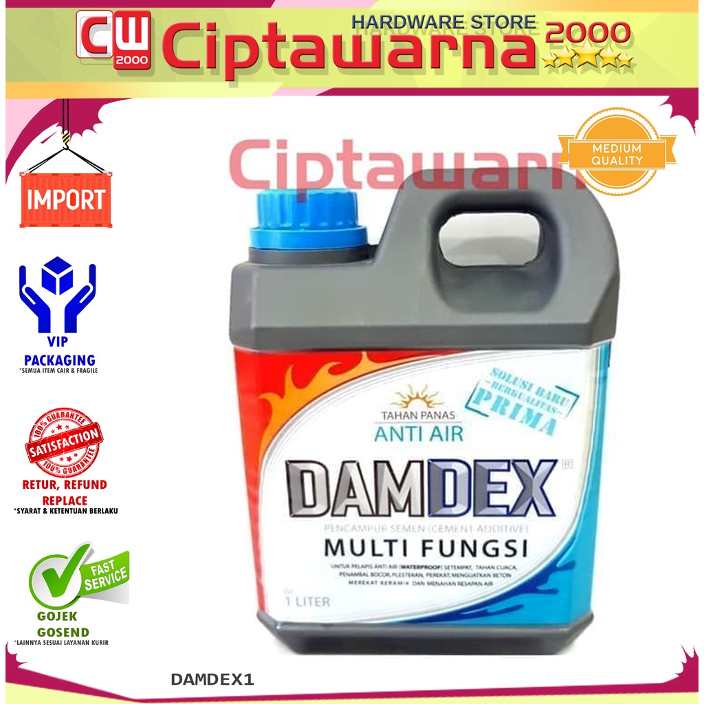 Cat Damdex 1liter Multifungsi Palembang - CWK