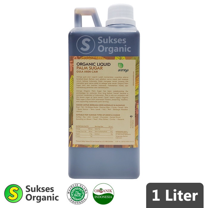 

✨Ready Stok✨ - Arenga Gula Aren Cair Organik / Liquid Palm Sugar 1 Liter / 1,3kg- 1.2.23