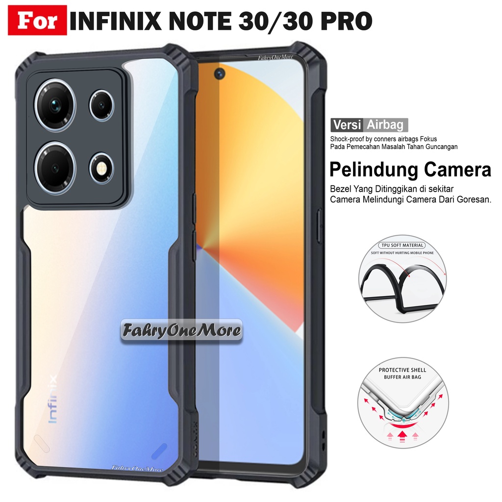 Case Infinix Note 30 30 Pro Shockproof Fusion Transparant Premium Handphone