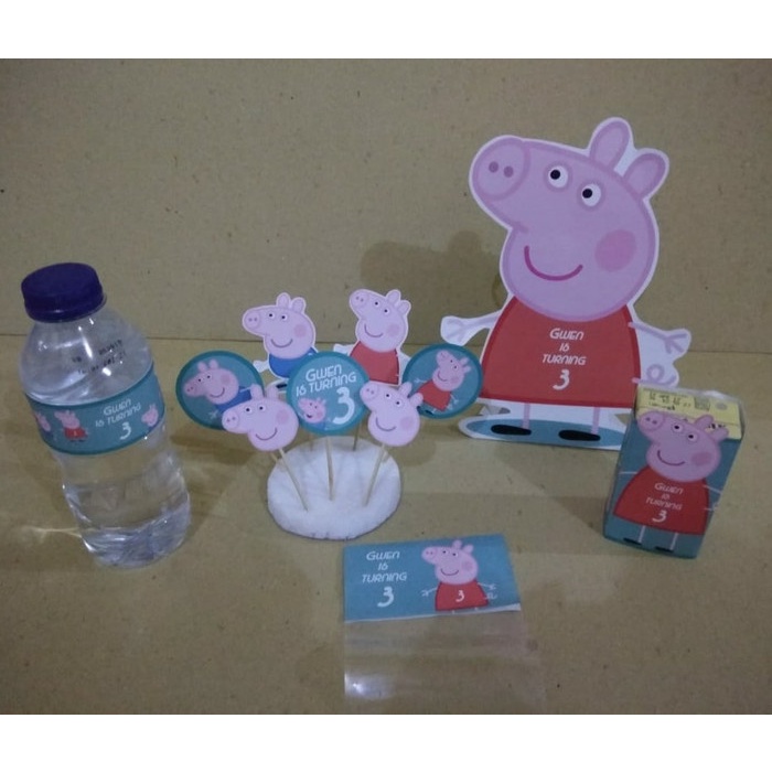 Paket dekorasi meja ulang tahun anak / birthday table decoration