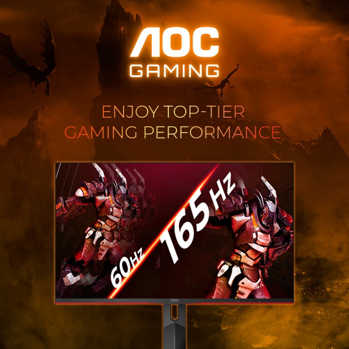 AOC 24G2SP Gaming Monitor 23.8&quot; Inch IPS FHD 165Hz G-Sync Compatible