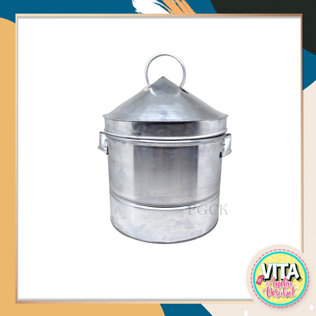 Dandang Nasi Aluminium 2kg / Dandang Kukus / Dandang Saja