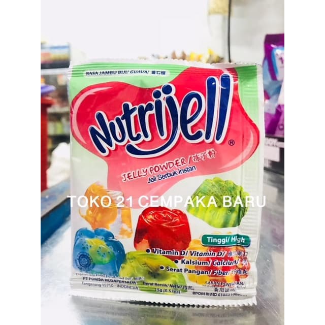 

Nutrijell Rasa JAMBU BIJI 1 PCS | Agar Agar Ager Jely Guava Nutrijel