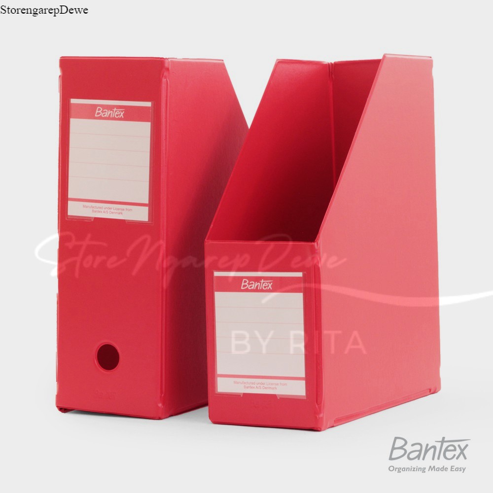 

Bantex Box File Magazine File Extra Jumbo A4 Red #4022 09 real barang original bantex