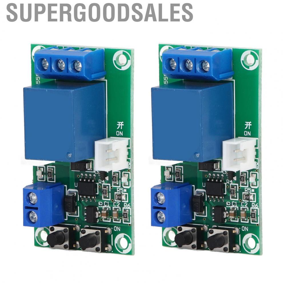 Supergoodsales 2X 12V Single Channel RS Trigger Circuit On Off Relay Module