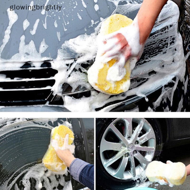 [glowingbrightly] 1pc Kain Spons Mobil Sarang Lebah Sponge Washer Spons Cuci Cleaning Compress TFX