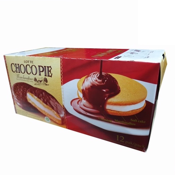 

Lotte Choco Pie Chocopie Isi 12 pcs x @28gr ORIGINAL