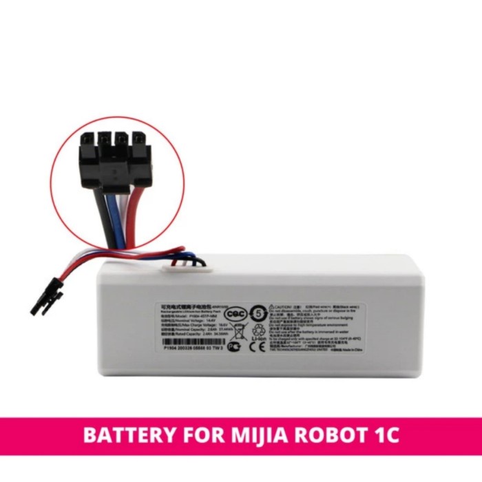 Batre Robot Mijia 1C Rechargeable Lithium-ion Battery Pack