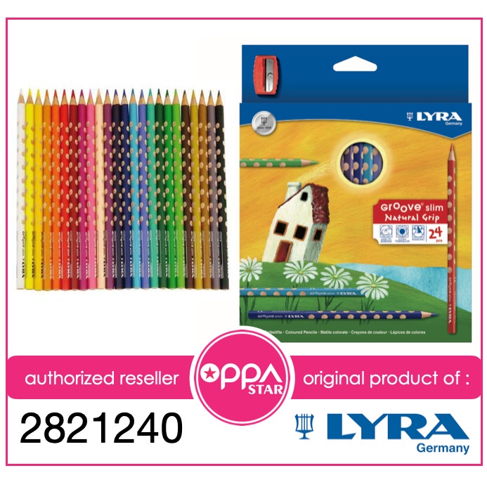 

[SALE] Pensil Warna Pencil Color Lyra Groove Slim Set 24 2821240