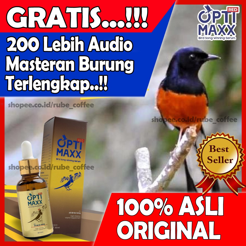 HE73KM [Bisa COD] OPTIMAXX Vitamin Burung Asli Original Bird Song Winning Serum OPTIMAXX Vitamin Sup