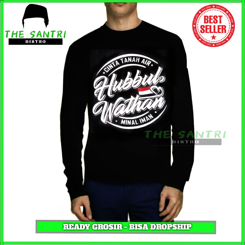 Kaos Hubbul Wathon Murah  / Kaos Cinta Tanah Air Sebagian Dari Iman / Kaos NU / Kaos Nahdlatul Ulama