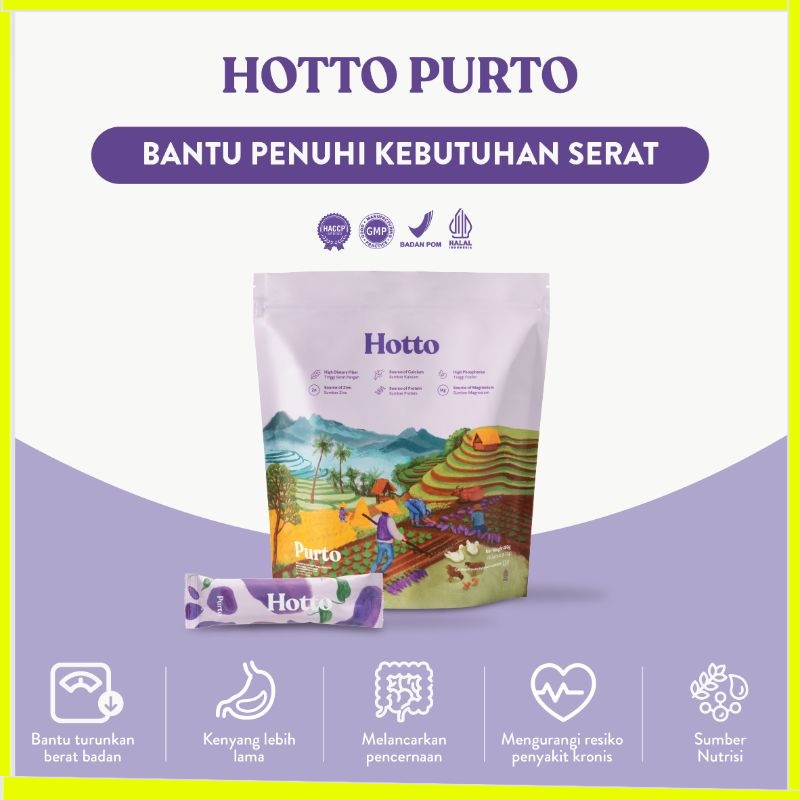 

Hotto Purto Multigrain with Purple Potato (paket sachet) HOTTOPURTO HOTO HOTOPURTO SUPERFOOD UBI UNGU JAKARTA