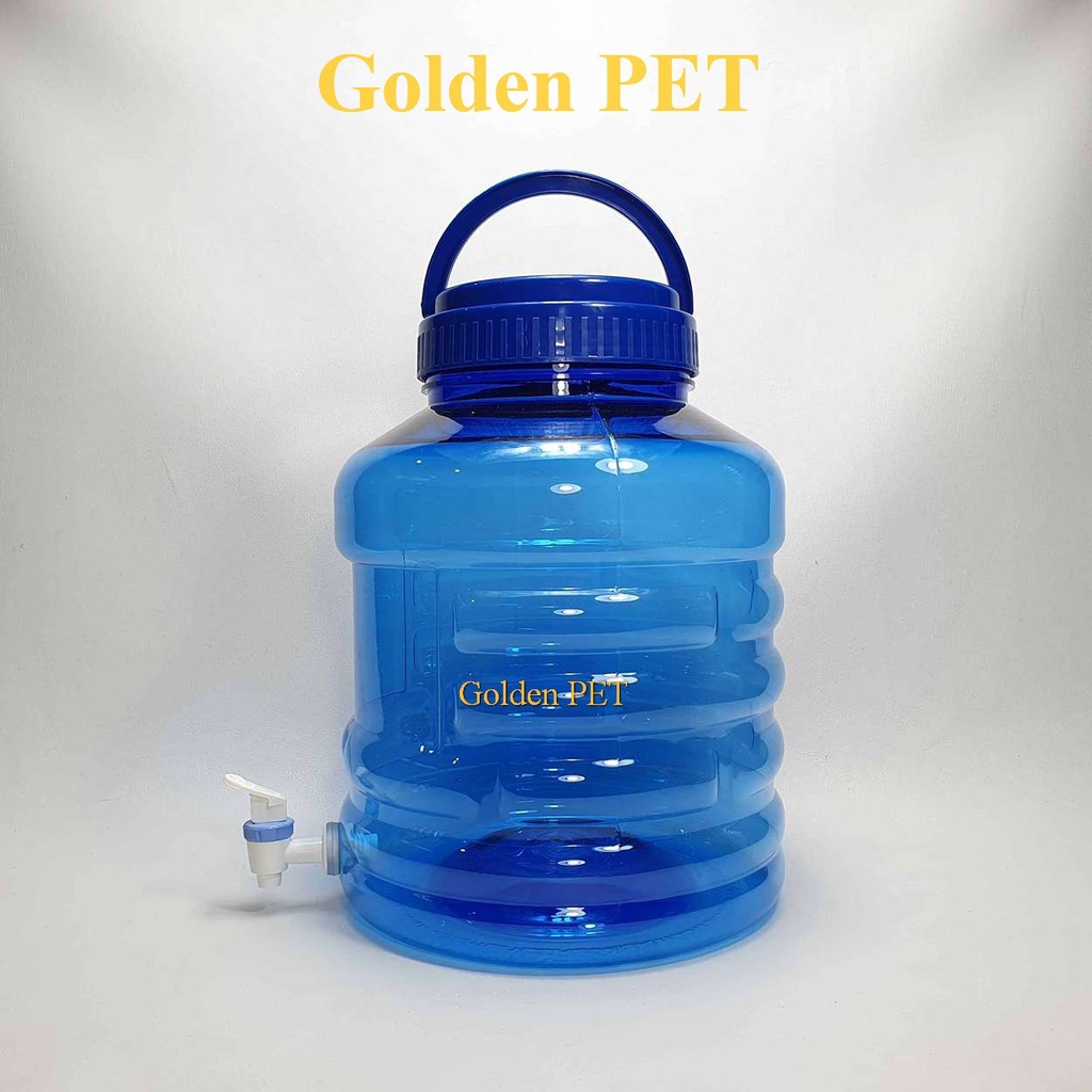 Galon Guci 12 Liter Tutup Handle Kran / Galon PET / Galon Plastik / Galon / Galon Aqua / Galon 12 Li