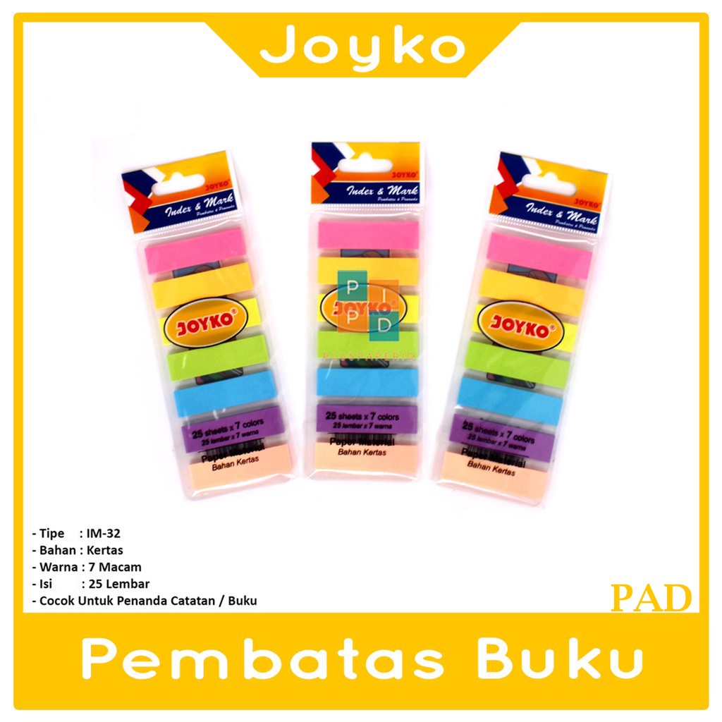 

JOYKO - Sticky Note IM-32 Pembatas Buku - Pad