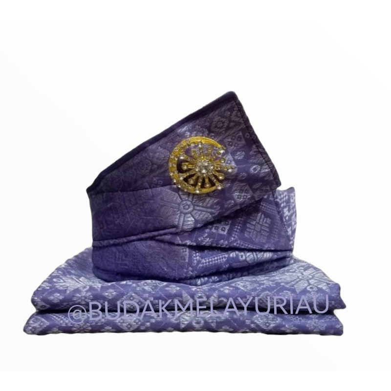 SET TANJAK DAN SONGKET KHAS MELAYU KUALITAS PREMIUM FULL SONGKET KATALOG 2  RNP MELAYU SOUVENIR