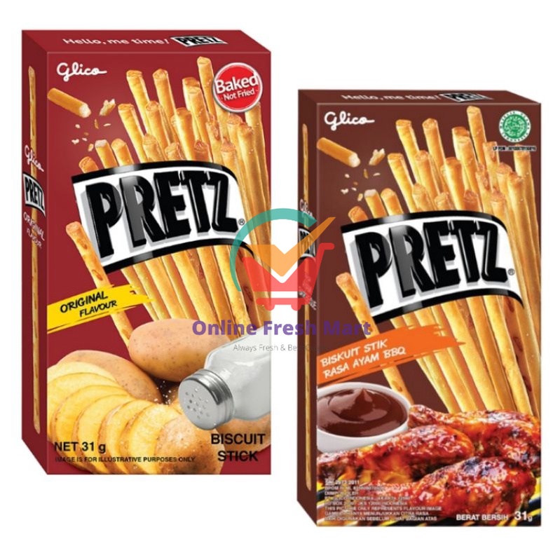 

Glico Pretz Biscuit Stick Original BBQ Chicken 31 g - Online Fresh Mart Denpasar