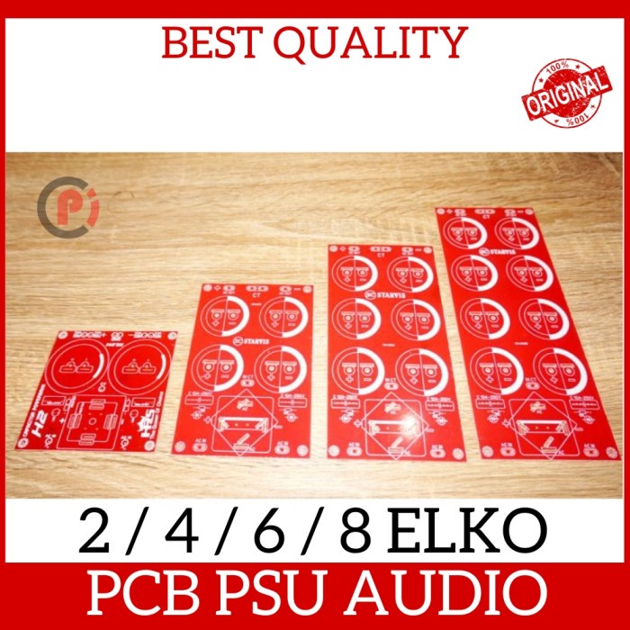 PCB PSU Power Supply Audio Sound System Elko Power Bank Elco Capacitor