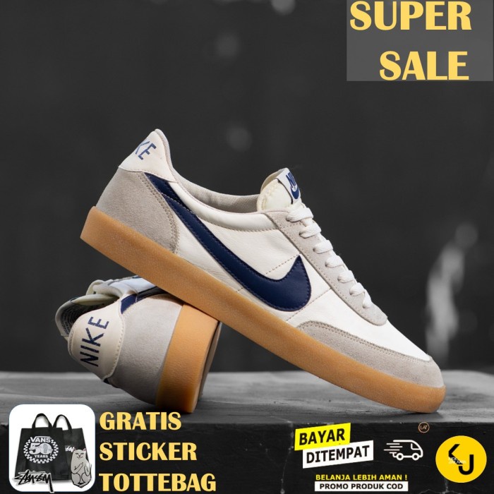 Sepatu Sneakers Pria Nike Killshot Jcrew White Navy Gum Original - 44