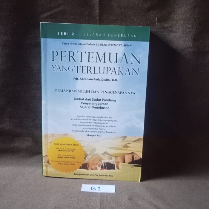 Pertemuan Yang Terlupakan Perjanjian Suluh Dan Penggenapannya