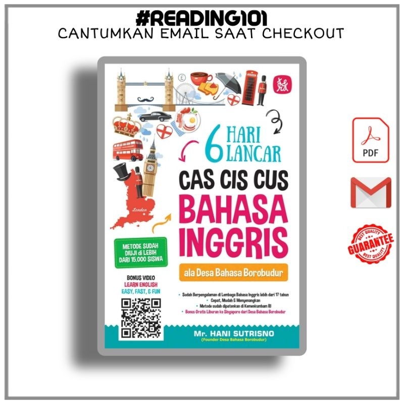

(Indonesia) 6 Hari Lancar Cas Cis Cus Bahasa Inggris
