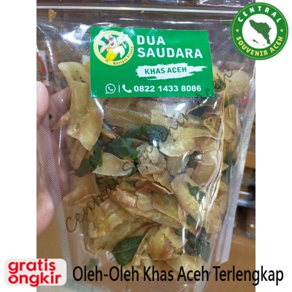 

keripik pisang daun kari