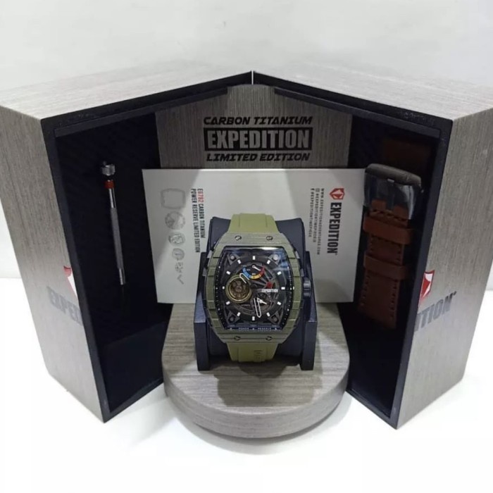 Hamkawatch - expedition e6782 limited edition pria original green Vs