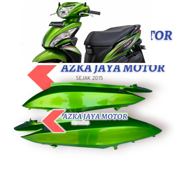 Body Honda Spacy Hijau / body belakang Spacy Hijau polos