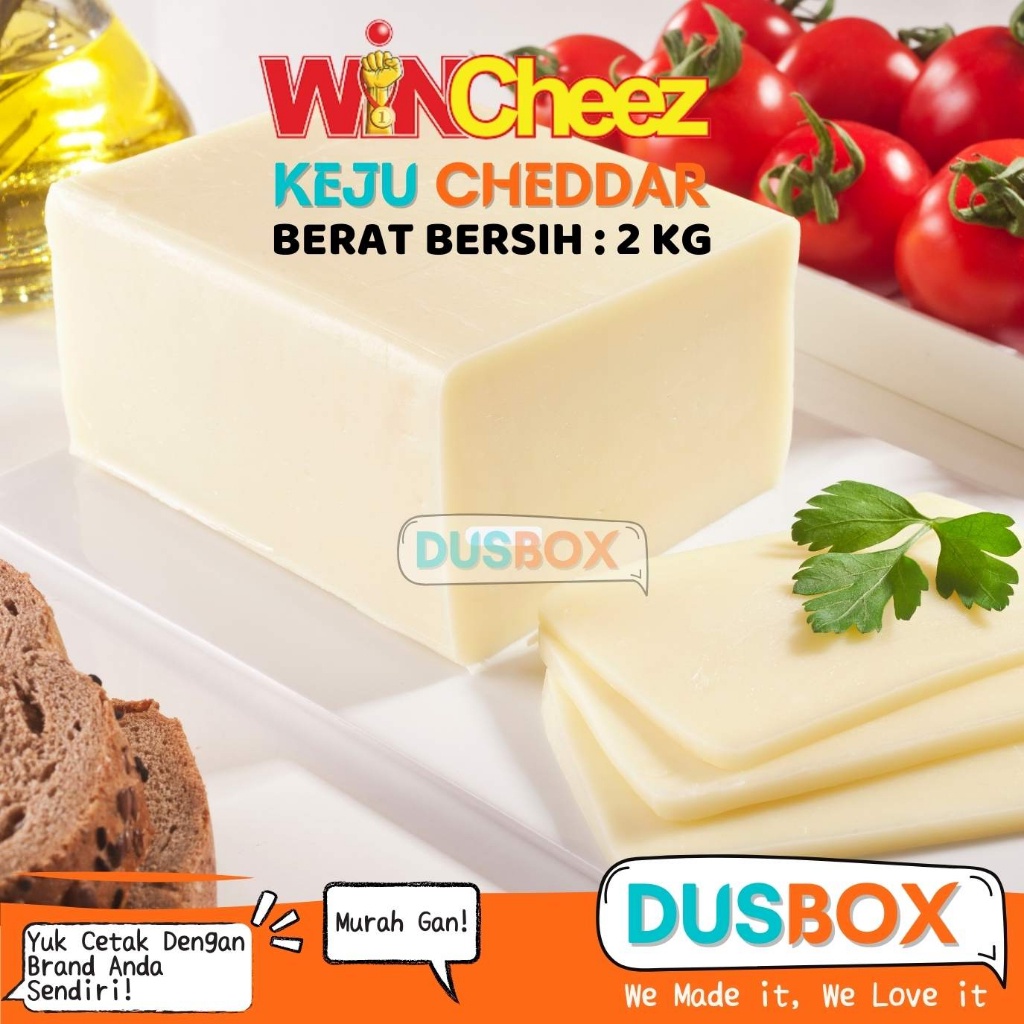 

Wincheez Keju Cheddar 2 Kg / Keju Cheddar 2 kg / Keju Winchez 2 kg