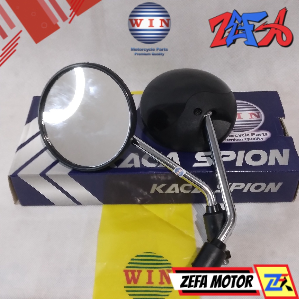 Win - Kaca Spion Scoopy Karbu 2010 2011 2012 2013 Set Kiri Kanan WIN | sepasang sepion motor karbura