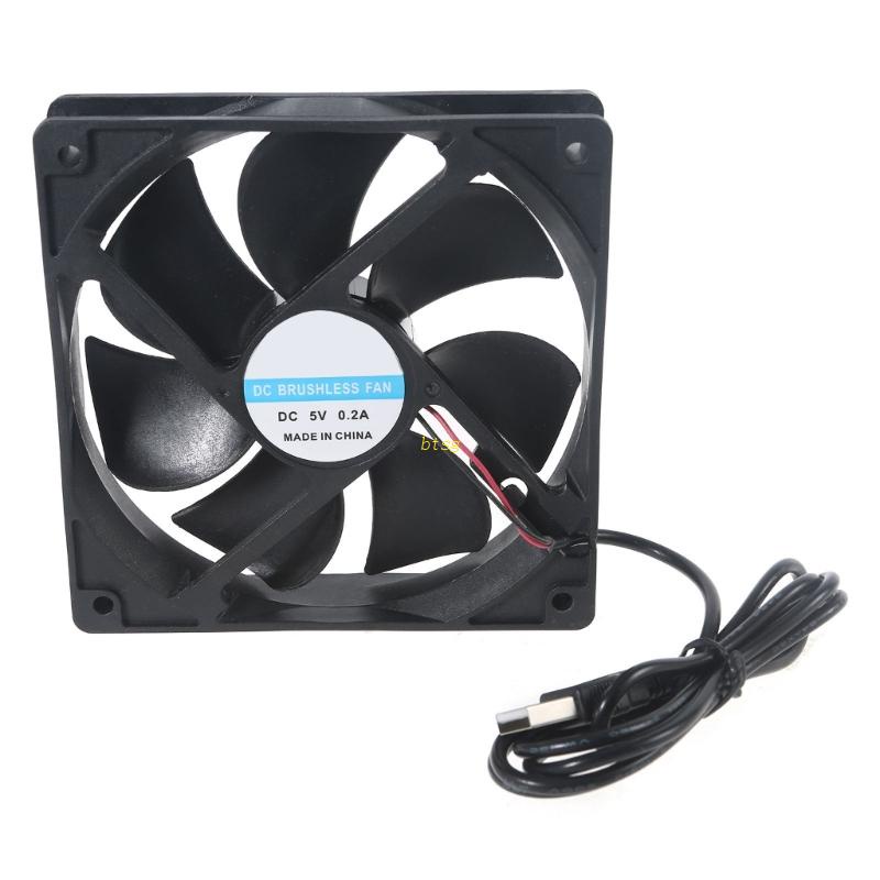 Bt 12x12x2.5cm USB Fan Cooler Untuk Komputer PC CPU Router TV Box Chassis Fans