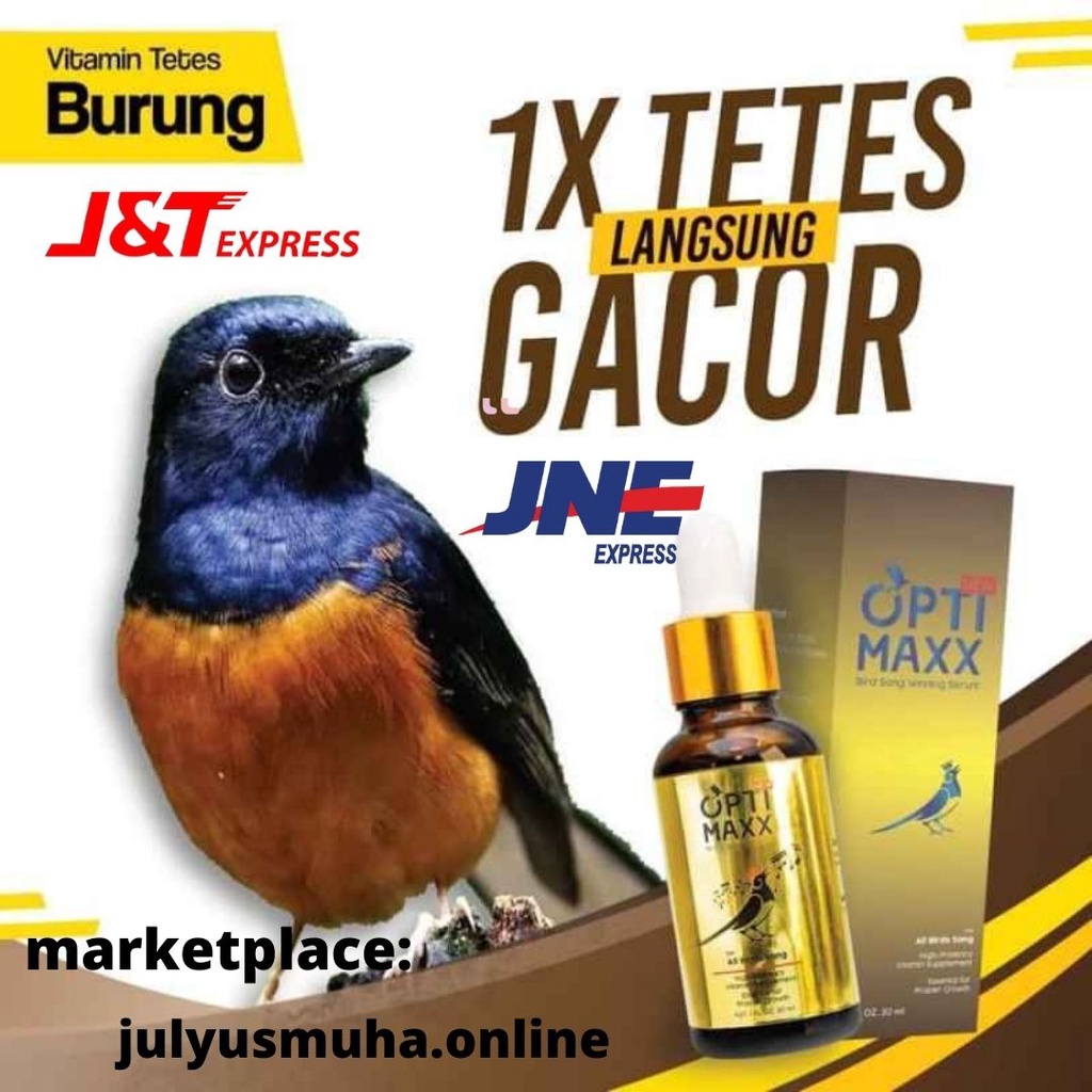 [ Original Optimaxx  ]- Optimax Optimex Multivitamin Anti Stress Penggacor Gacor Burung Lomba Kicau 