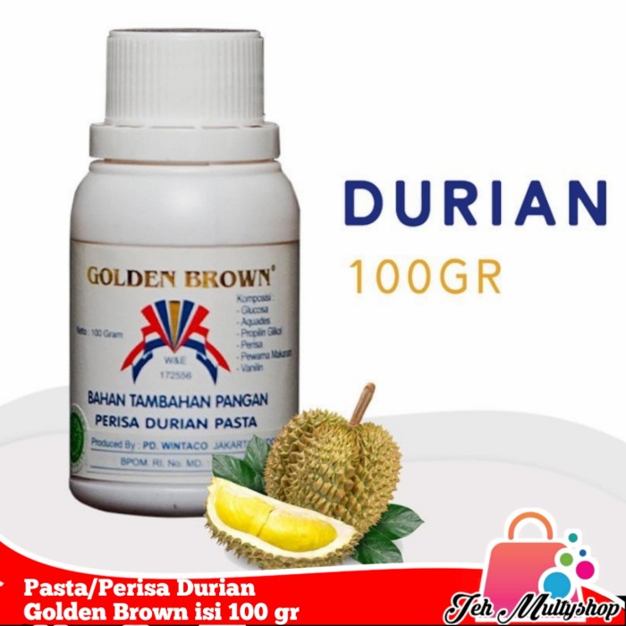 

NEW SALE TERLARIS Pasta/Perisa Durian Golden Brown isi 100 gr