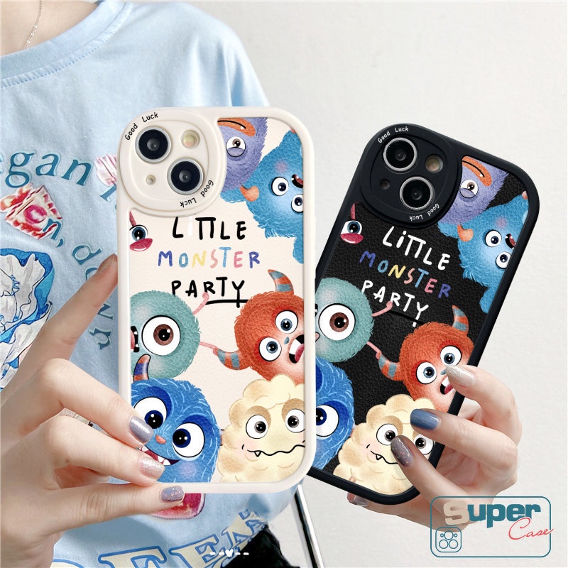 Kartun Lucu Sekitar Monster Kecil Pasangan Ponsel Case  Infinix Hot 10T 10s 11s 9 10 11 Play Hot 10 Lite Note 8 Smart 5 6 Trendi Hokage Uzumaki Naruto Uchiha Sasuke Lembut Tpu Cover