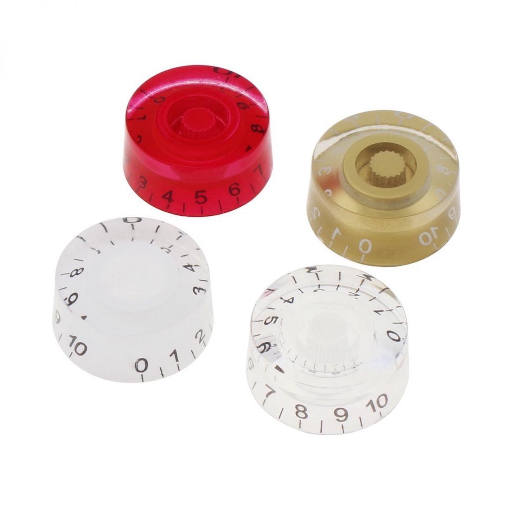 4warna Pilihan Top Hat Speed Volume Tone Control Knob Tombol Volume Pengganti Cocok Untuk LP Bass Gitar Elektrik