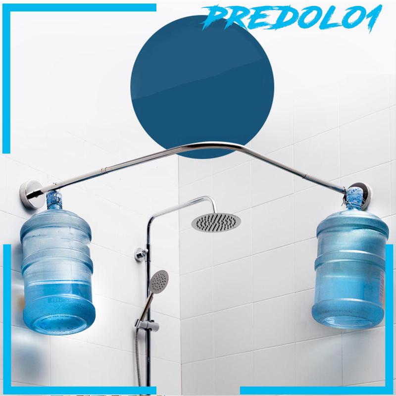 [Predolo1] Batang Tirai Shower Curtain Bahan Teleskopik Untuk Bathtub Rumah