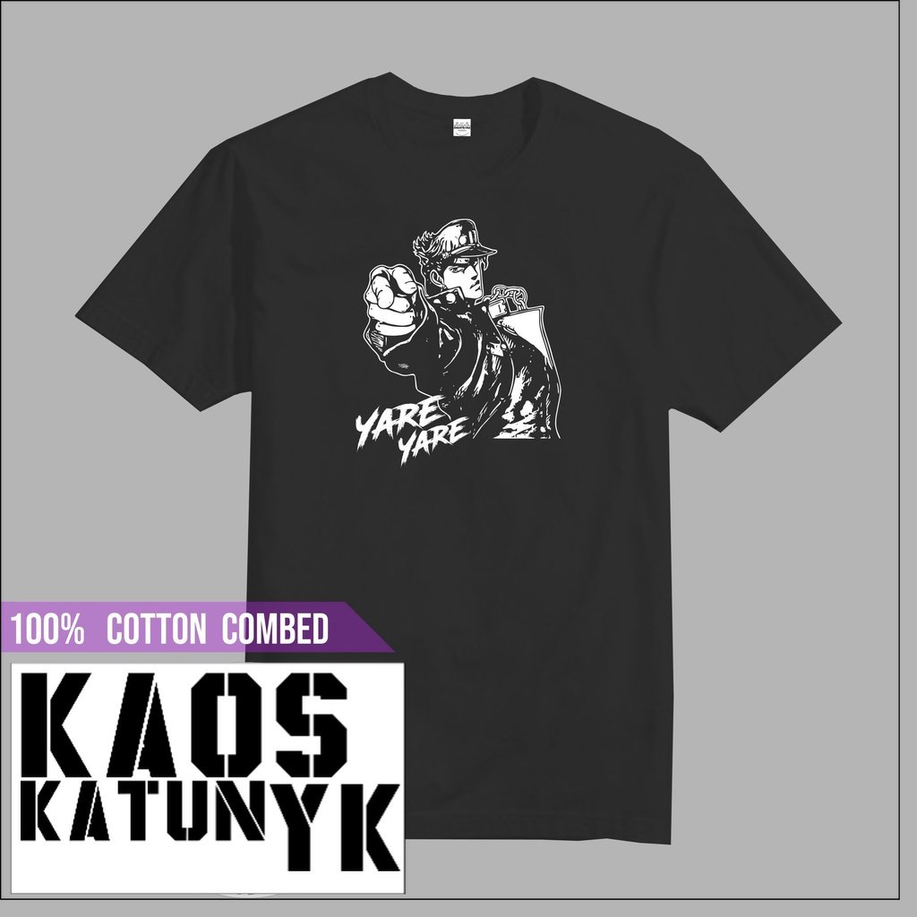 kaos distro jojo yare yare jojo's bizarre advanture anime distro