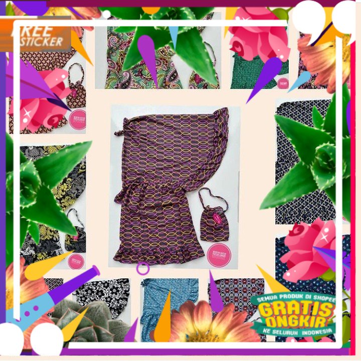 MUKENAH POPLIN Bobo Kids //GROSIR minimal 5pcs/ solat sholat ied idul adha