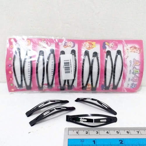 Jepit Rambut Tiktok Kecil - Jepit Rambut Hitam Kecil