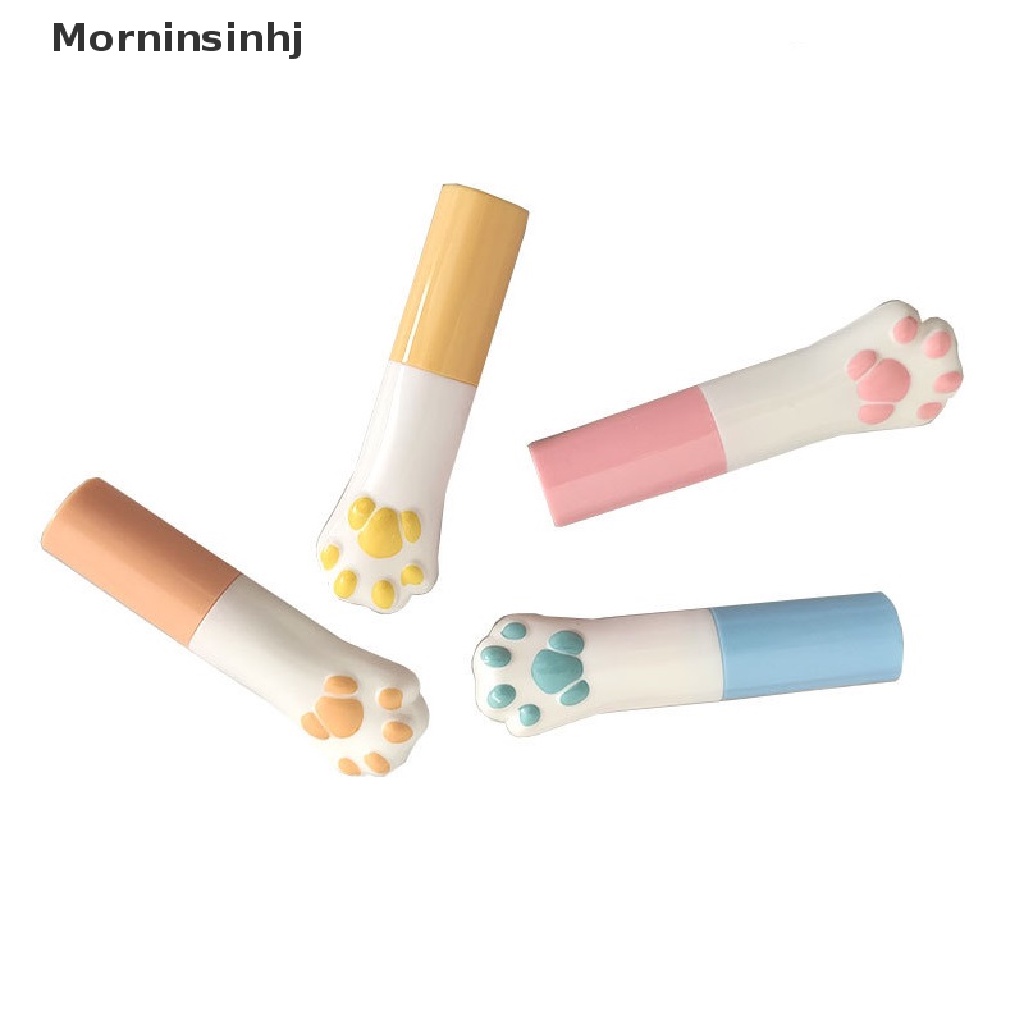 Mornin Tabung Lip Balm Kaki Kucing DIY Wadah Lip Balm Wadah Kosmetik Kosong id Botol