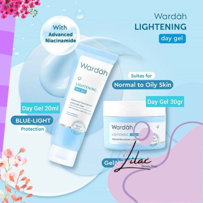 WARDAH Lightening Day Gel | Cream Pagi